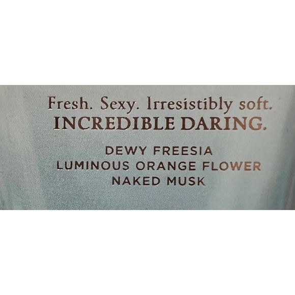 New Victoria’s Secret INCREDIBLE DARING Body Mist 8.4 oz RARE Discontinued - Picture 4 of 4